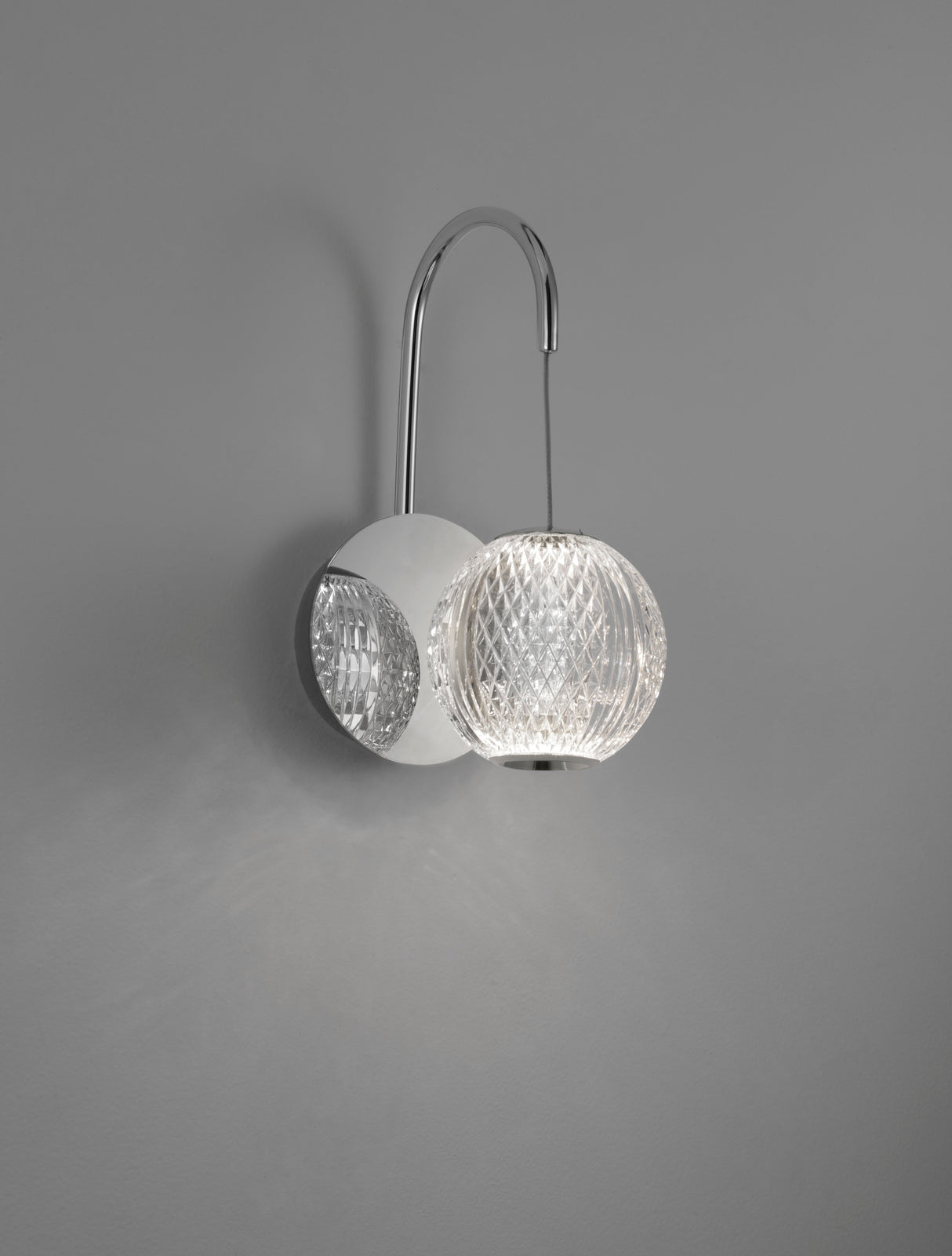 BRILLANTE Wandleuchte Ø 14cm-Luxomo Leuchten