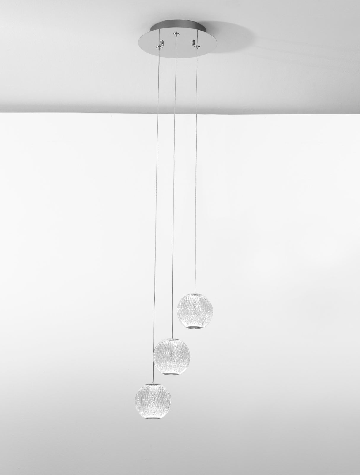BRILLANTE 3-Kugel-Hängeleuchte-Luxomo Leuchten