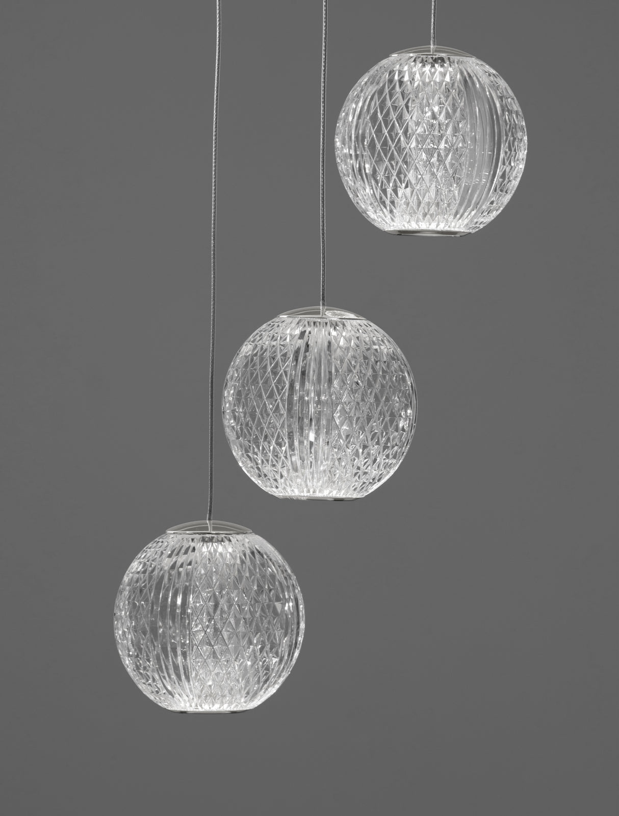 BRILLANTE 3-Kugel-Hängeleuchte-Luxomo Leuchten