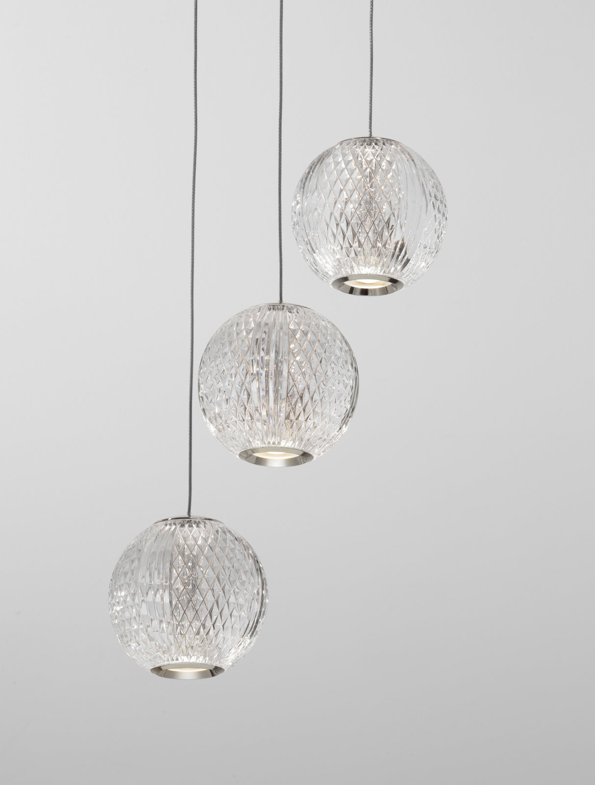 BRILLANTE 3-Kugel-Hängeleuchte-Luxomo Leuchten