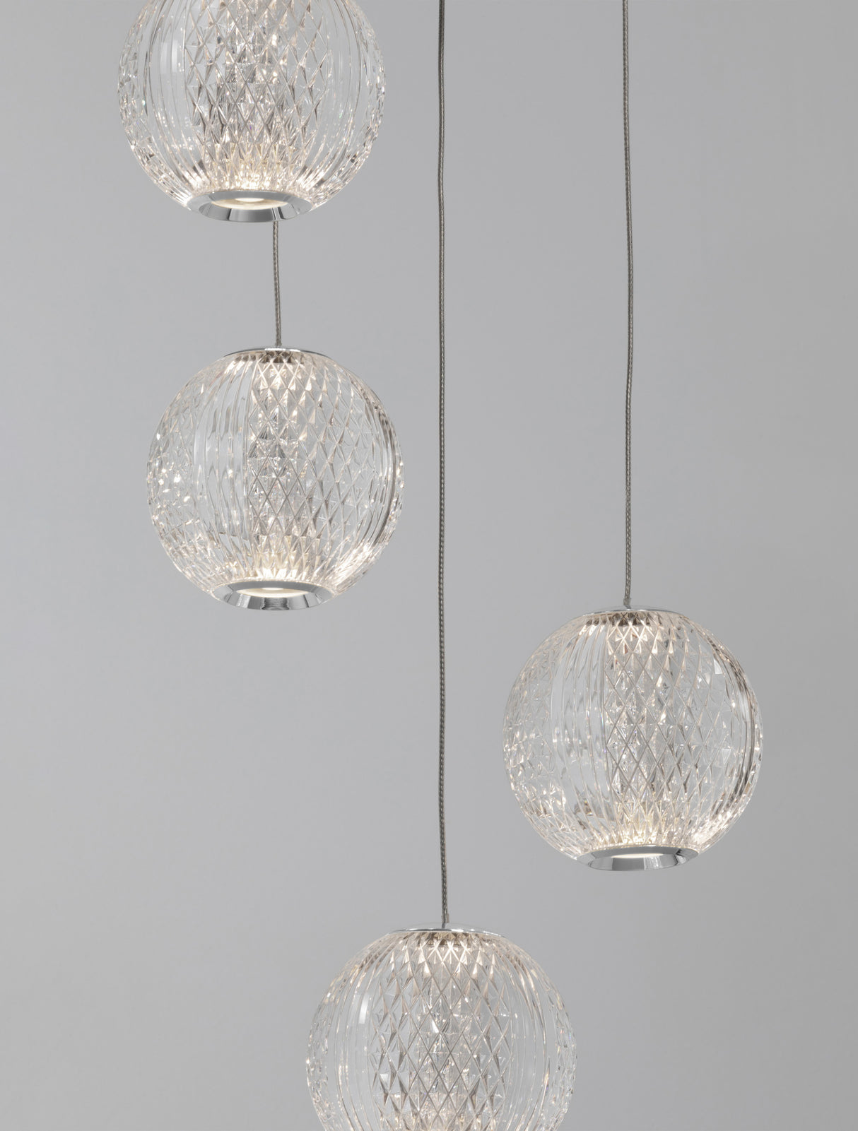 BRILLANTE 5-Kugel-Hängeleuchte-Luxomo Leuchten