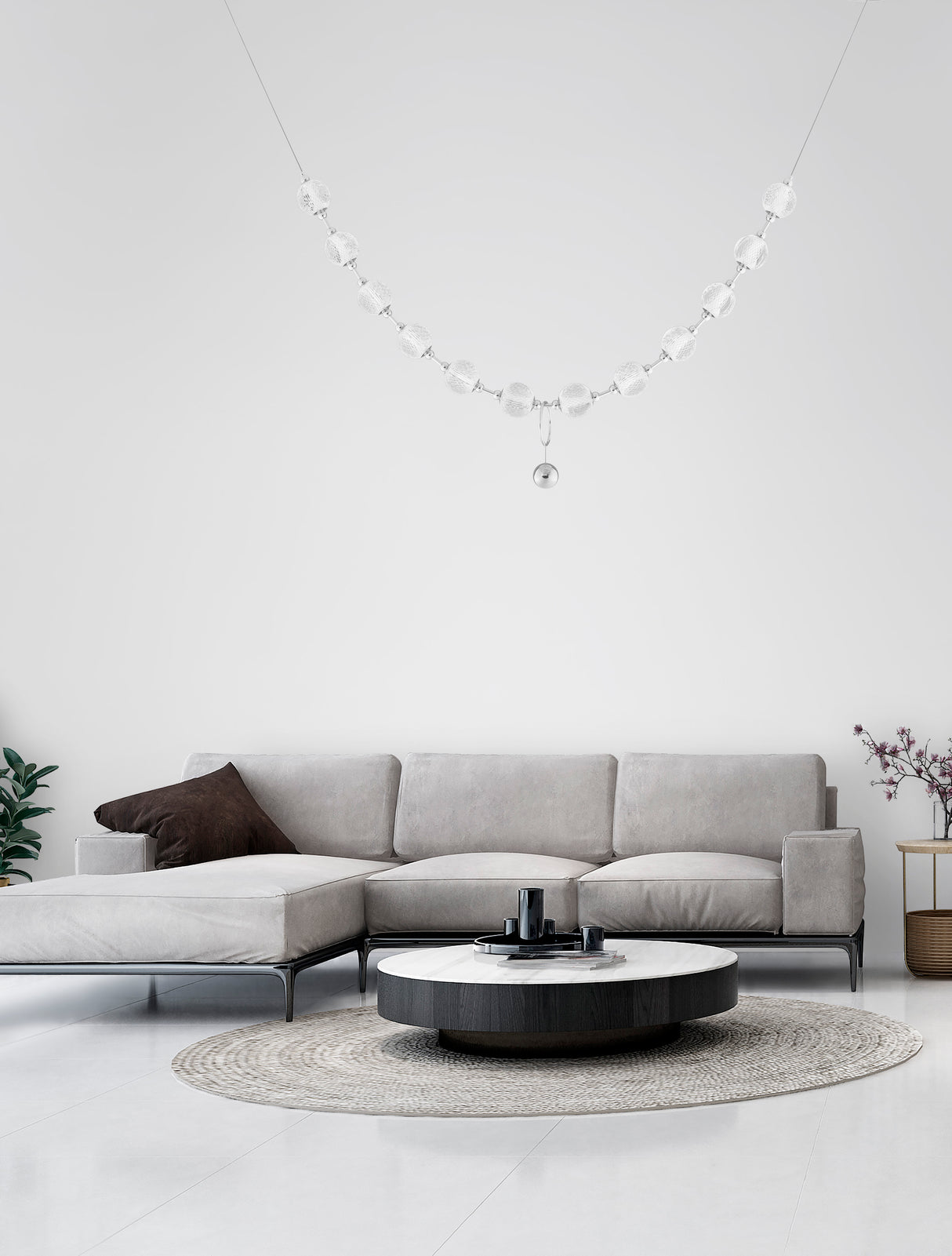 BRILLANTE Hängeleuchte 185cm-Luxomo Leuchten