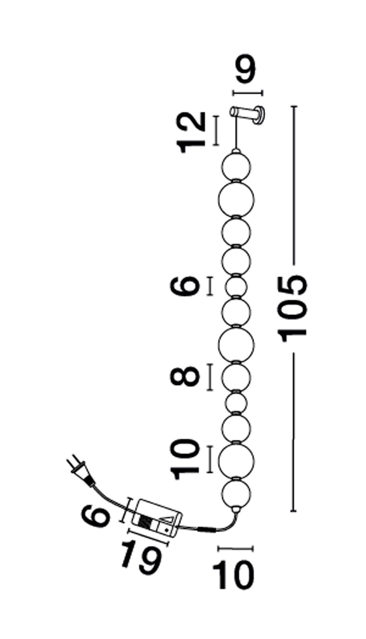PERLA Wandleuchte-Luxomo Leuchten