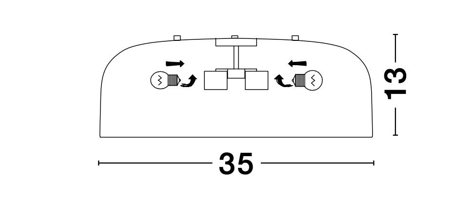 PERLETO Deckenleuchte-Luxomo Leuchten