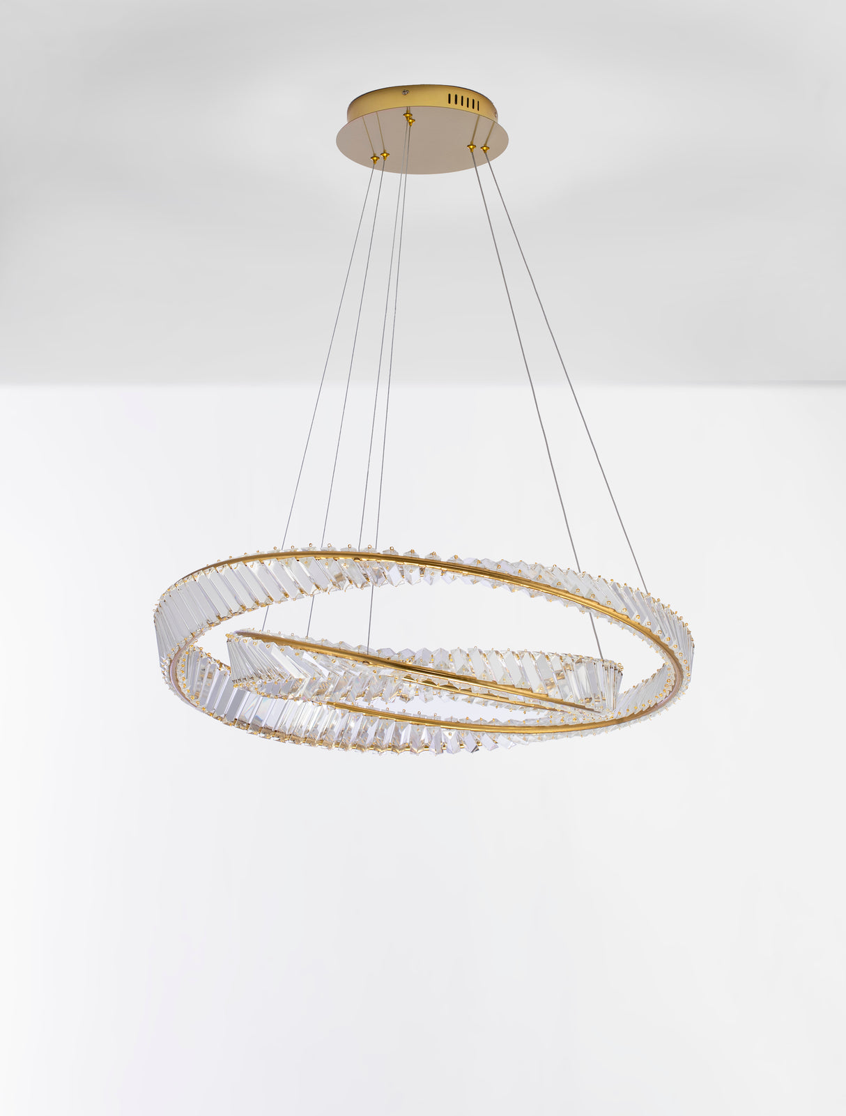 AURELIA Hängeleuchte 2 Ringe Ø 80cm-Luxomo Leuchten