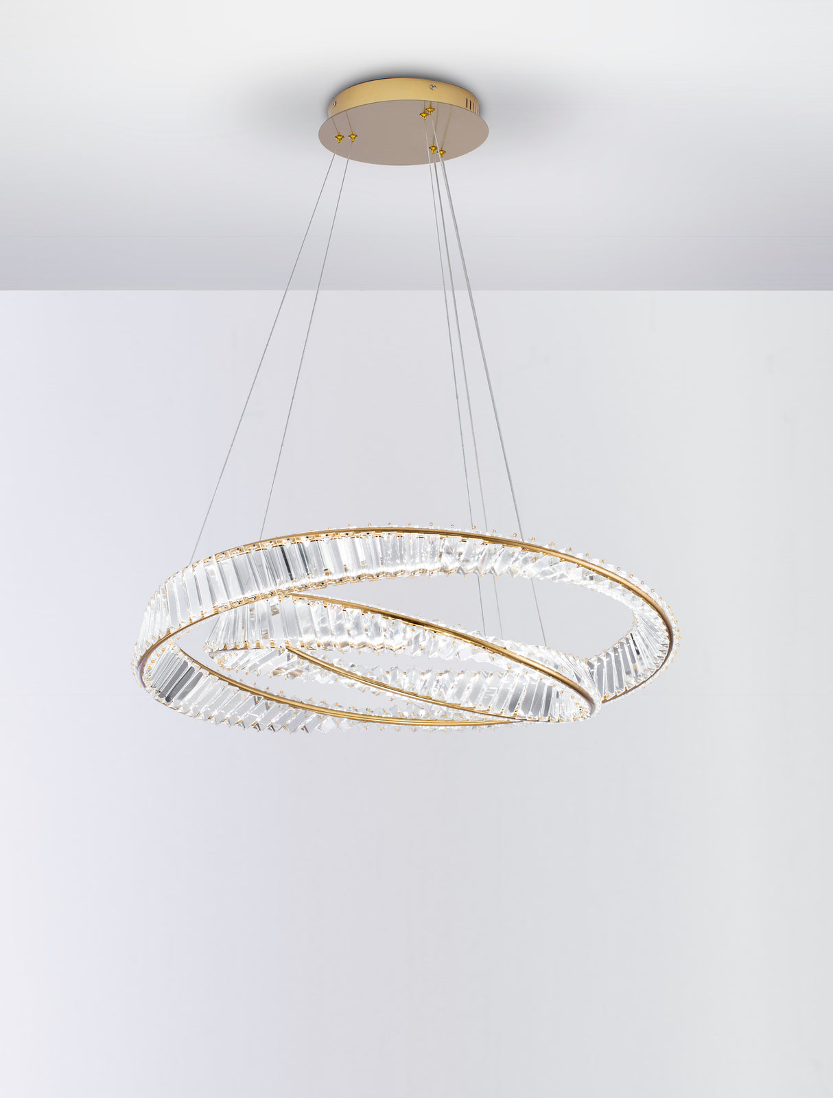 AURELIA Hängeleuchte 2 Ringe Ø 80cm-Luxomo Leuchten