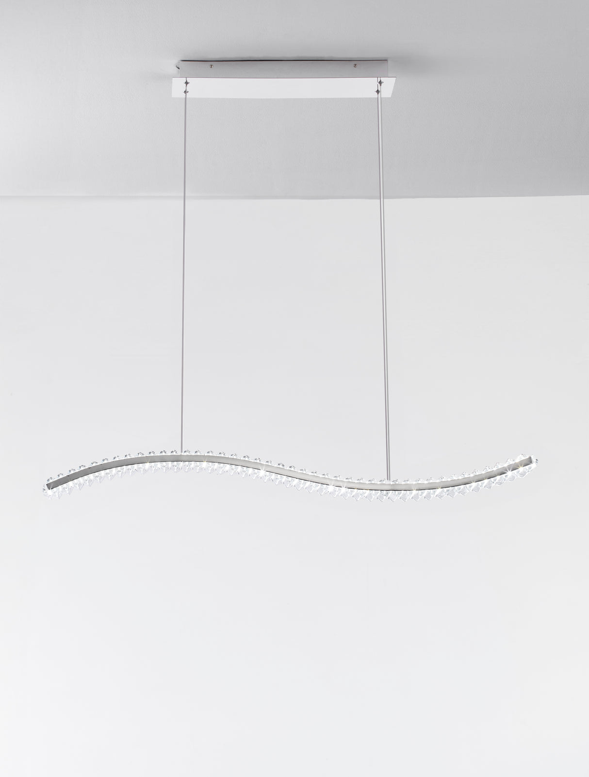 AURELIA Kristall-Hängeleuchte 100cm-Luxomo Leuchten