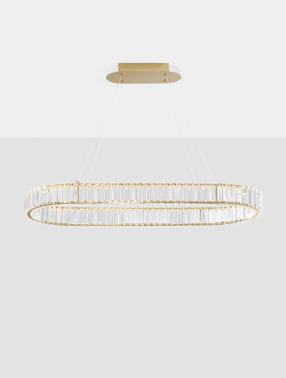 AURELIA Kristall-Hängeleuchte 92cm-Luxomo Leuchten