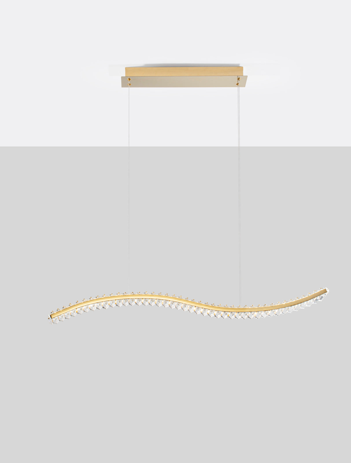 AURELIA Kristall-Hängeleuchte 100cm-Luxomo Leuchten