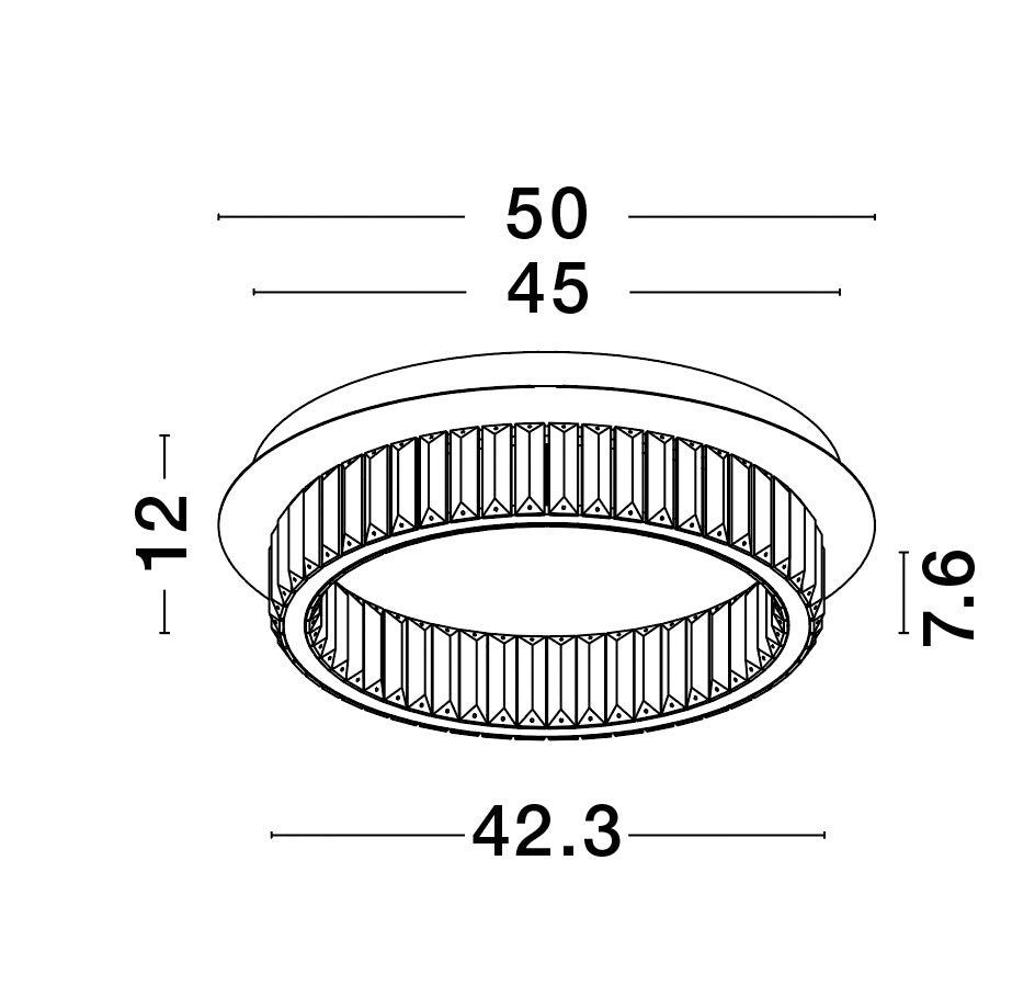 AURELIA Kristall-Wandleuchte-Luxomo Leuchten