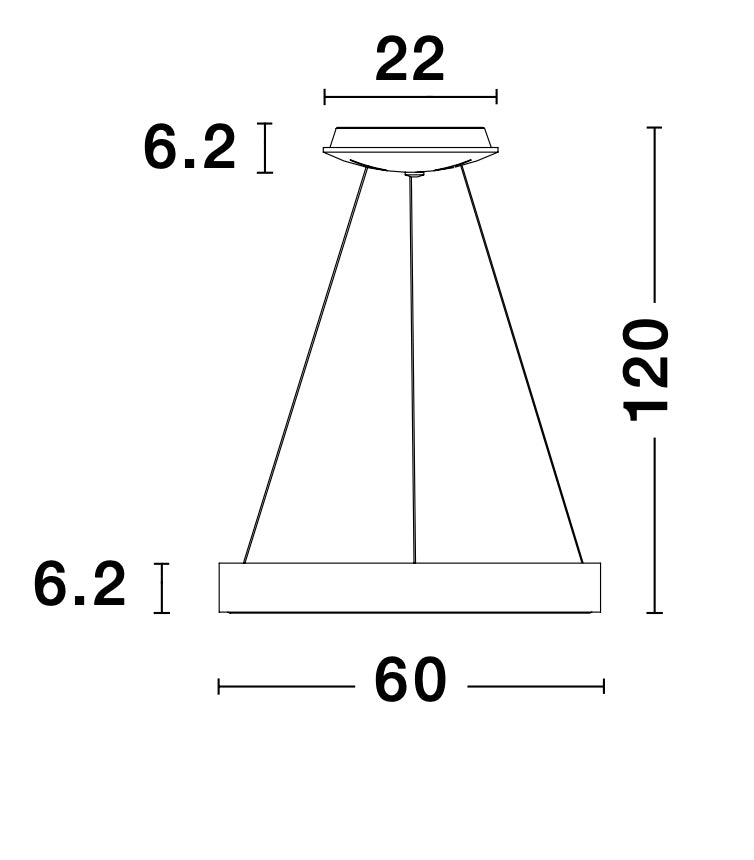 RANDO THIN Hängeleuchte-Luxomo Leuchten