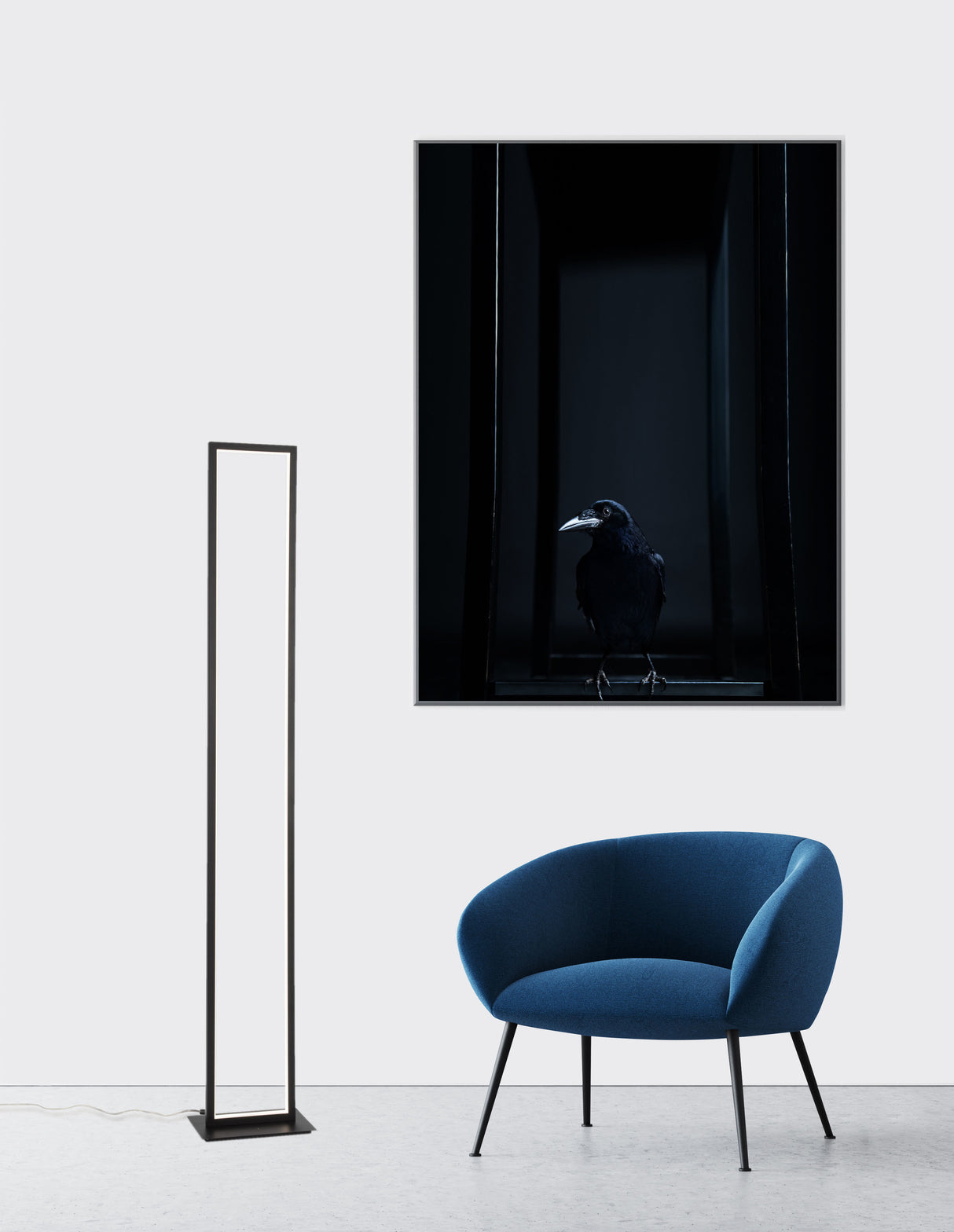 WENNA Stehleuchte 153cm-Luxomo Leuchten