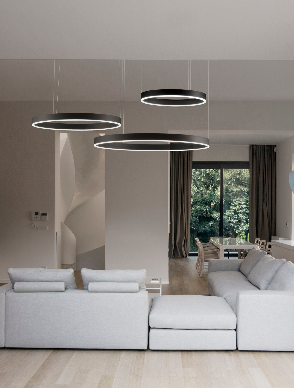 MOTIF Hängeleuchte 3 Ringe-Luxomo Leuchten