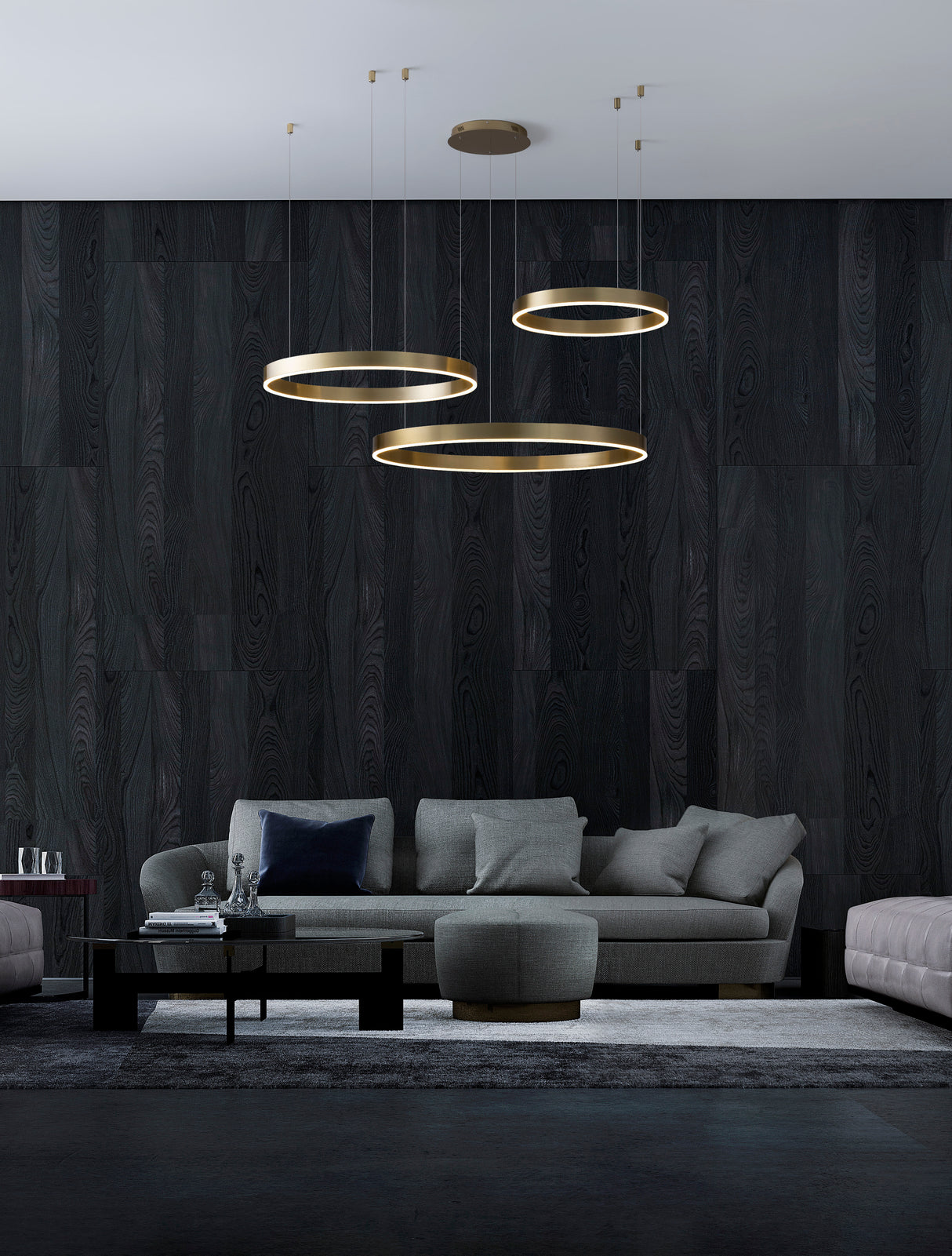 MOTIF Hängeleuchte 3 Ringe-Luxomo Leuchten