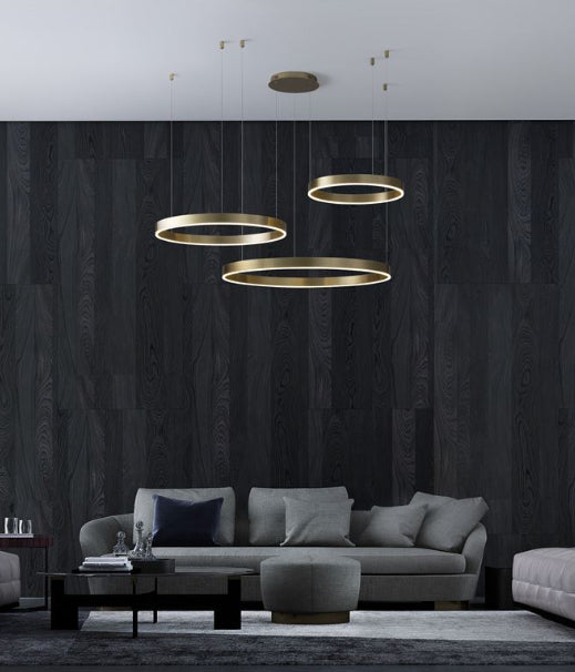 MOTIF Hängeleuchte 3 Ringe 2700K-6000K-Luxomo Leuchten