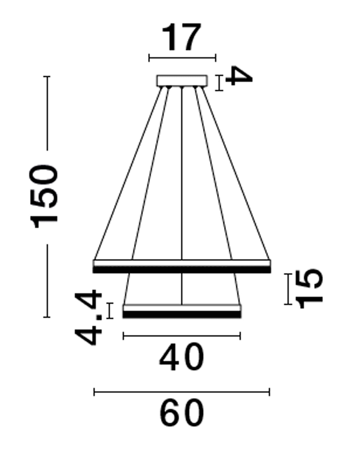 ADRIA Hängeleuchte Ø 60cm-Luxomo Leuchten