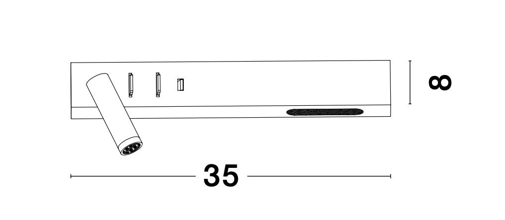VIDA Wandleuchte-Luxomo Leuchten