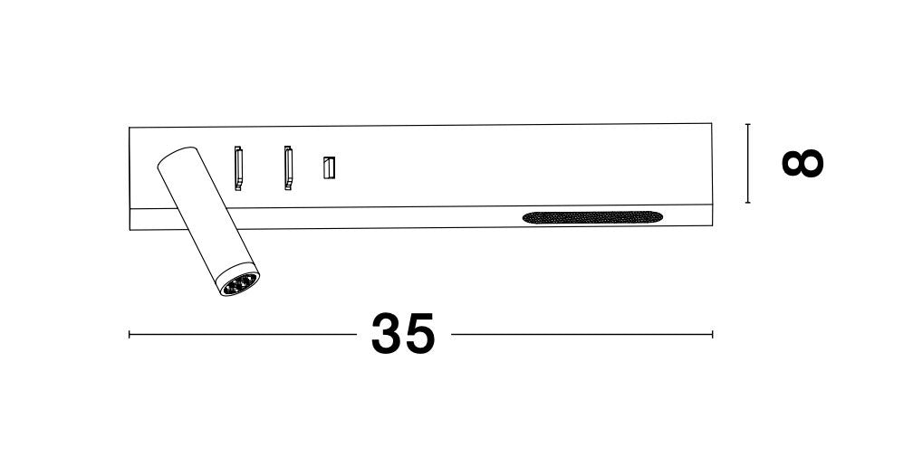 VIDA Wandleuchte-Luxomo Leuchten