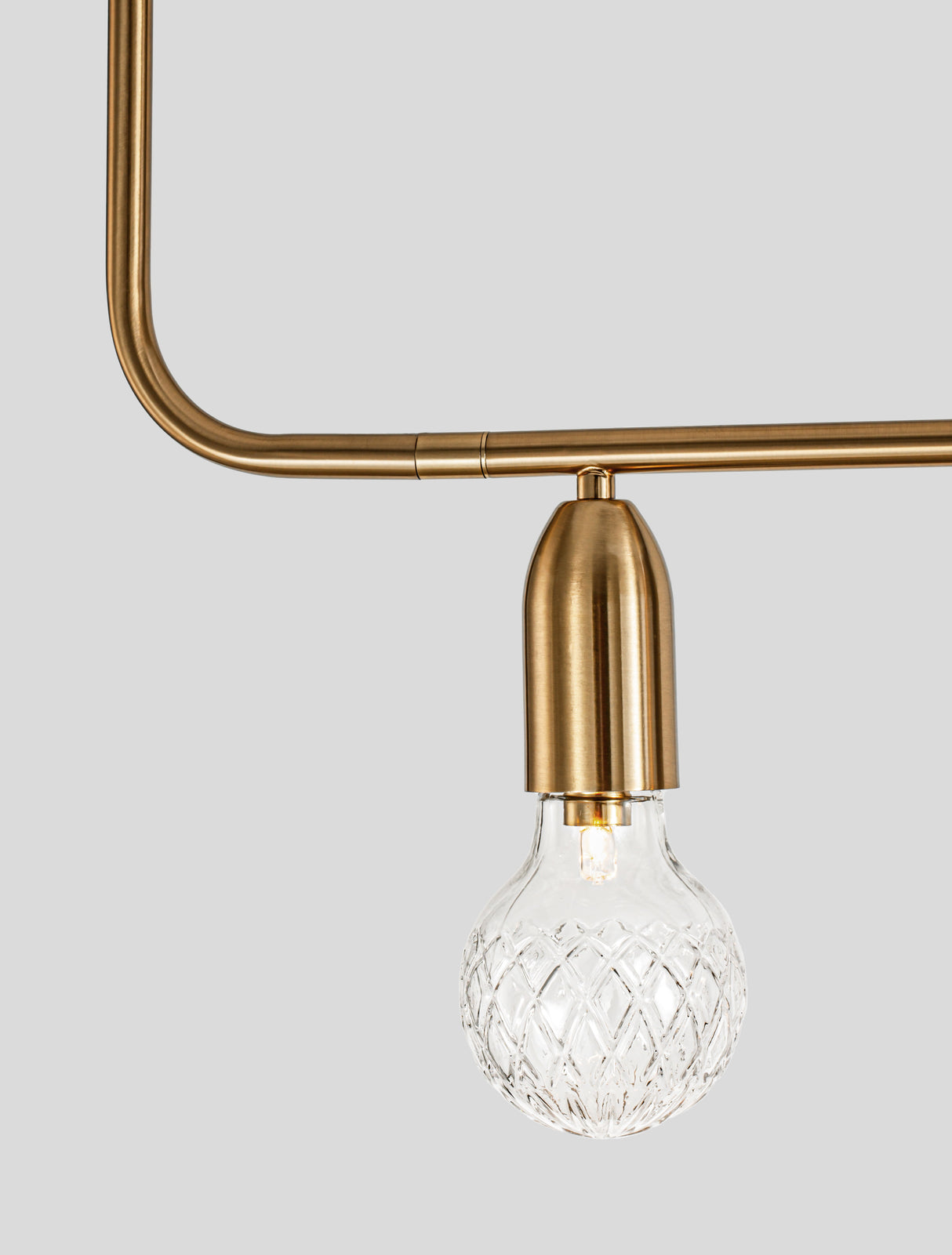 VEDA Hängeleuchte linear 128cm-Luxomo Leuchten