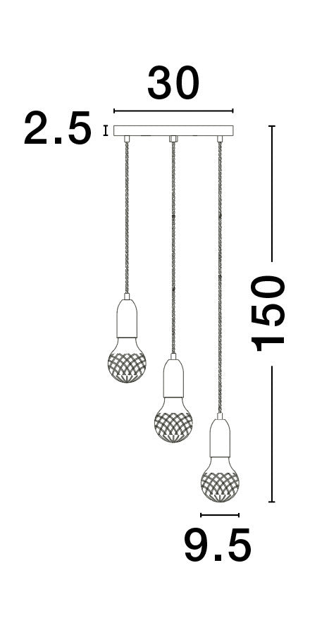 VEDA Hängeleuchte rund-Luxomo Leuchten
