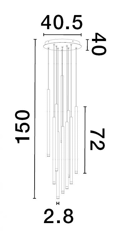 DANDIA Deckenleuchte-Luxomo Leuchten
