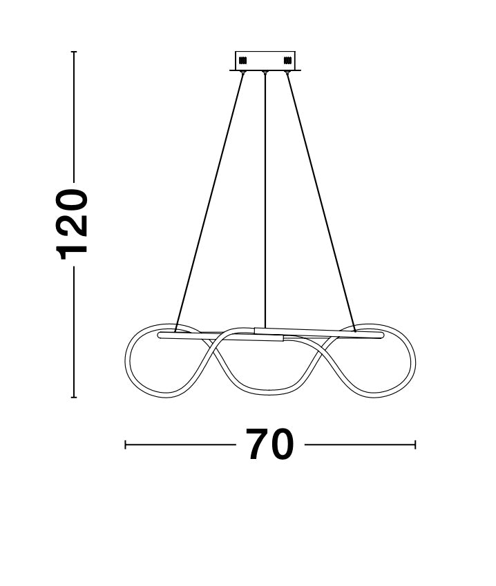 TIRIAC Hängeleuchte rund-Luxomo Leuchten