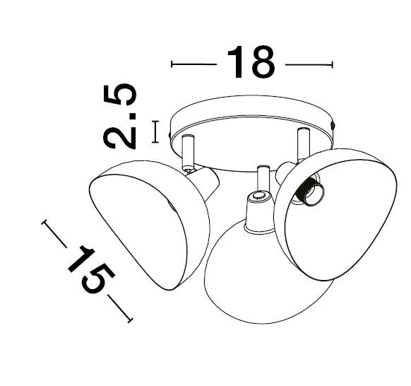 GETI Deckenleuchte-Luxomo Leuchten