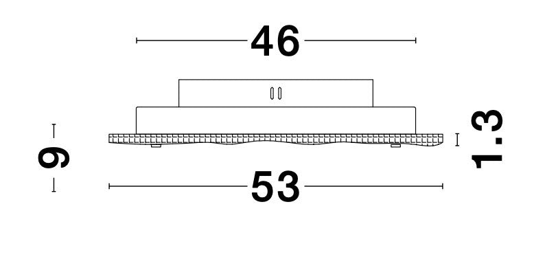 WING Deckenleuchte Ø 43-53cm-Luxomo Leuchten