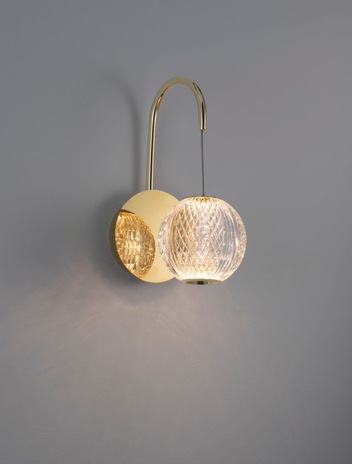 BRILLANTE Wandleuchte Ø 14cm-Luxomo Leuchten