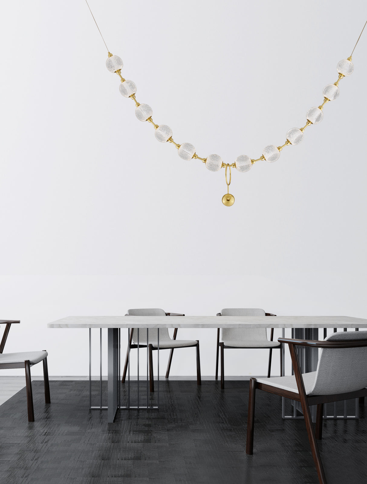 BRILLANTE Hängeleuchte 185cm-Luxomo Leuchten