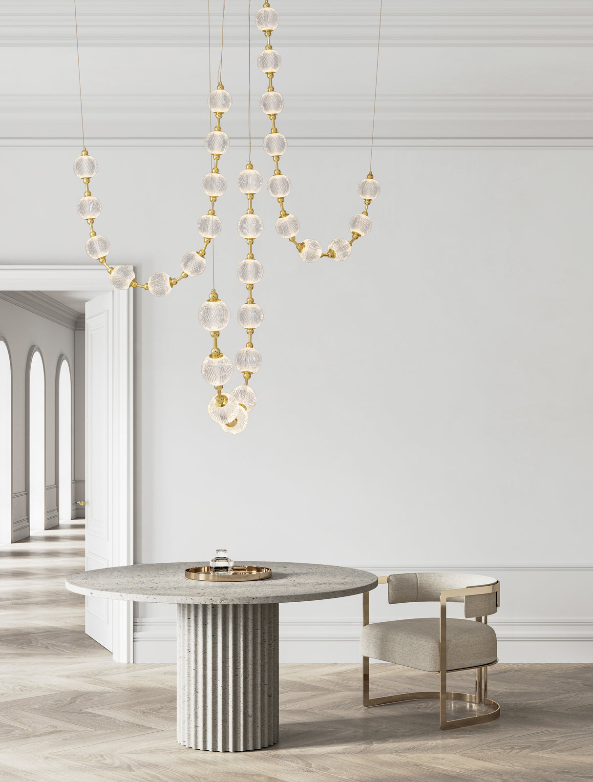 BRILLANTE Hängeleuchte 147cm-Luxomo Leuchten