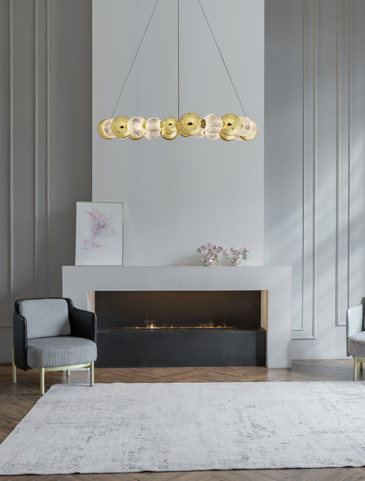 BRILLE Hängeleuchte Ø 94cm-Luxomo Leuchten