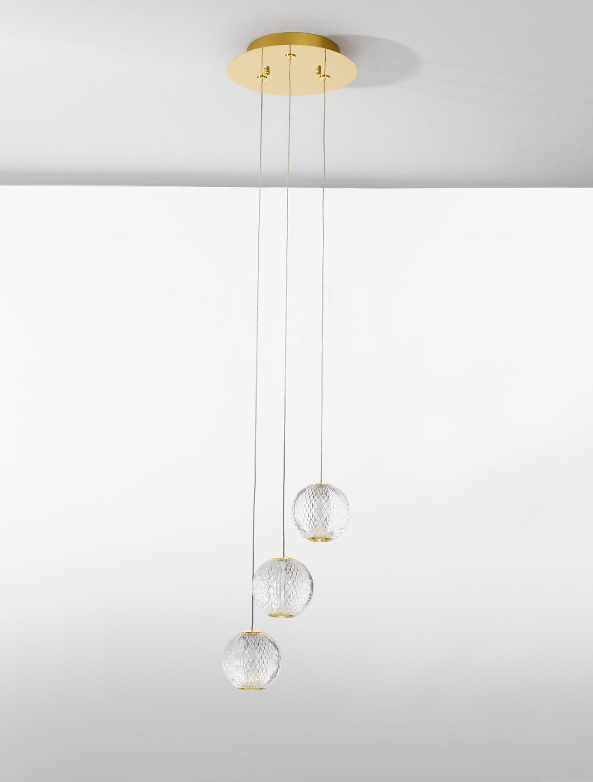 BRILLANTE 3-Kugel-Hängeleuchte-Luxomo Leuchten