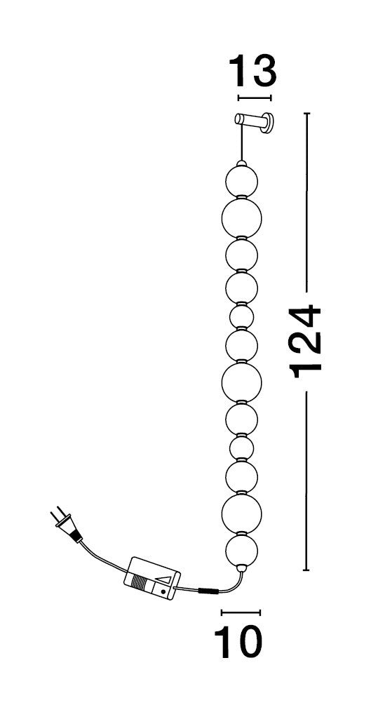 PERLA Wandleuchte-Luxomo Leuchten