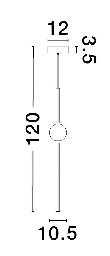 ACROBAT Hängeleuchte 1x14W-Luxomo Leuchten