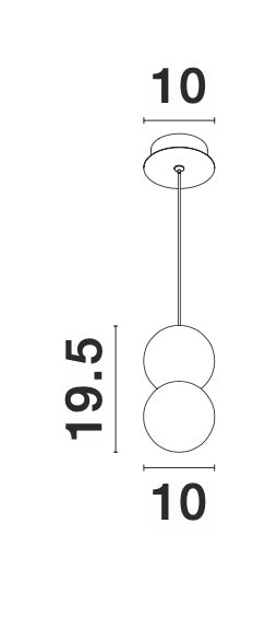 ZERO Hängeleuchte Ø 10cm-Luxomo Leuchten