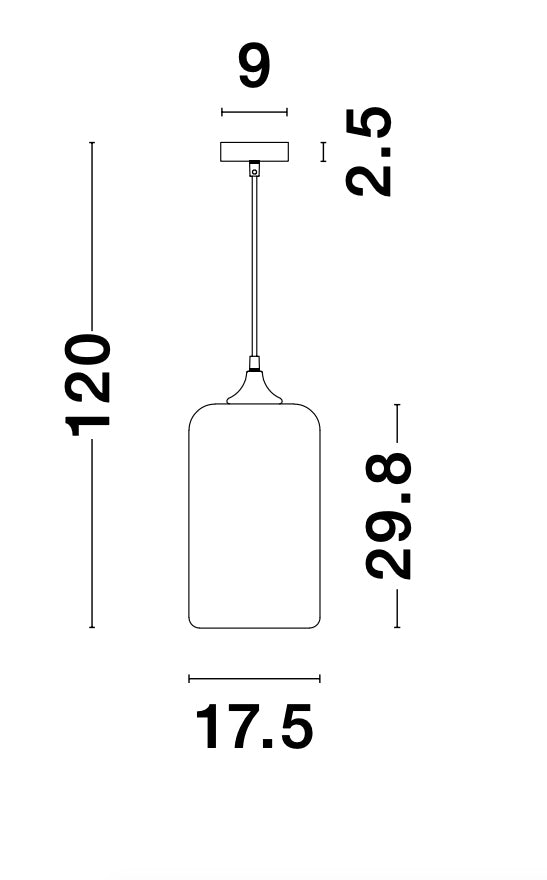 SAVAZ Pendelleuchte Ø 17.5cm-Luxomo Leuchten