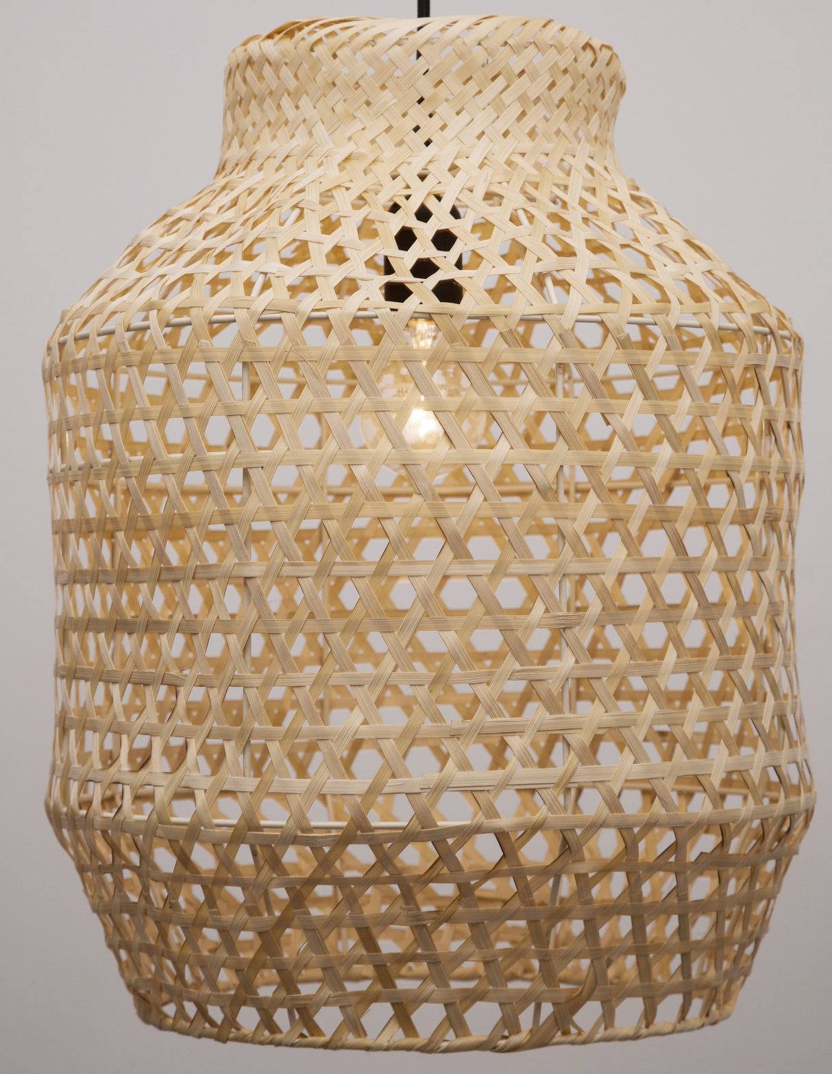 MIA Rattan-Hängeleuchte-Luxomo Leuchten