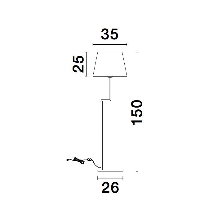 SAVONA Stehleuchte-Luxomo Leuchten