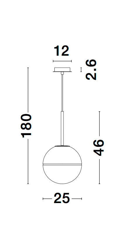 CANTONA Hängeleuchte Ø 25cm 1x5W-Luxomo Leuchten