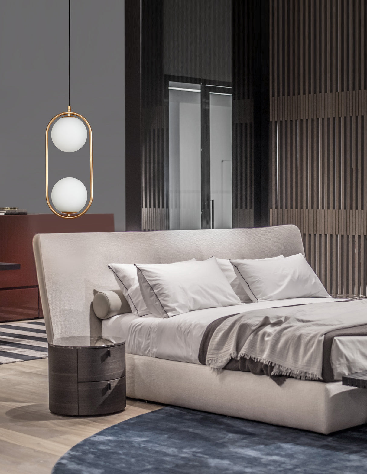 OBITAR Hängeleuchte oval 2x5W-Luxomo Leuchten