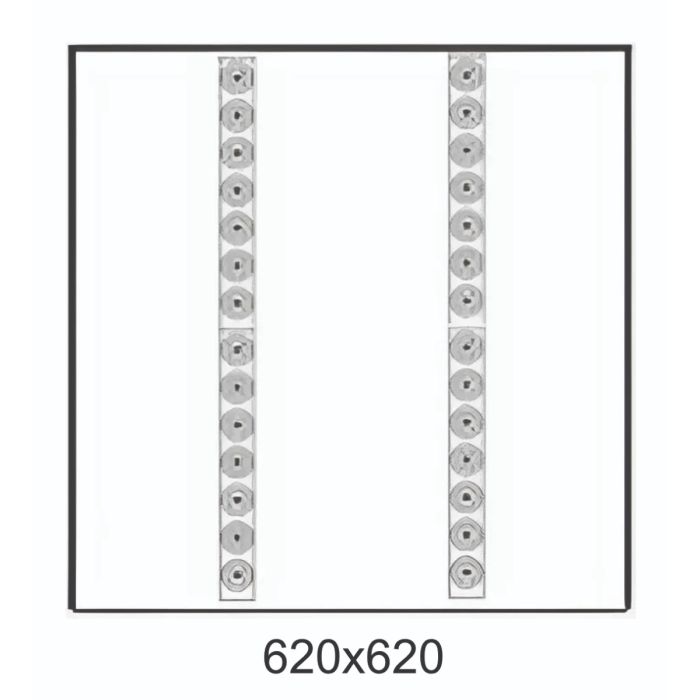 DARY LED Einlegeleuchte Multi-Lumen