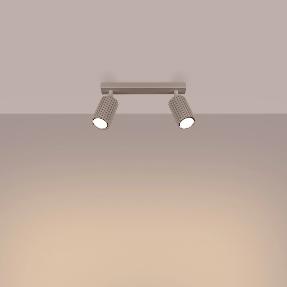 Design Deckenleuchte KARBON 2 – 2-flammig & Schwenkbar