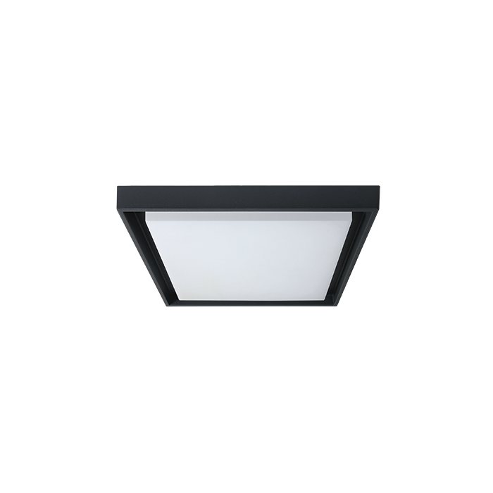 RING Q LED Decken-Anbauleuchte quadratisch — IP54 Outdoor