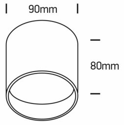 RENDY M/L LED Aufbaudownlight-Luxomo Leuchten