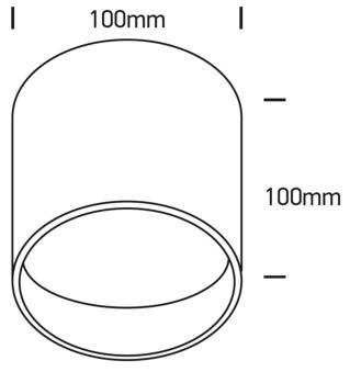 RENDY M/L LED Aufbaudownlight-Luxomo Leuchten