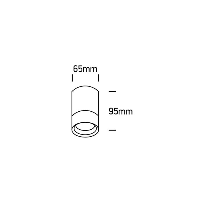 CYLO MINI GU10 Aufbaudownlight