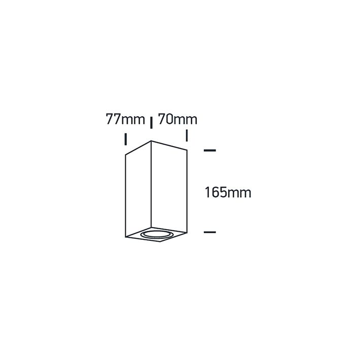 EDD D/I GU10 Wandleuchte-Luxomo Leuchten