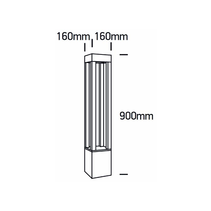 DESS LED Pollerleuchte-Luxomo Leuchten