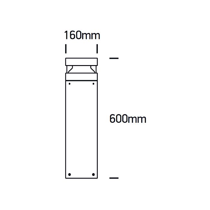 KRIKO LED Pollerleuchte-Luxomo Leuchten
